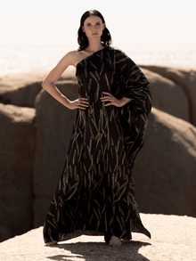 Satu Dress | Scribble Noir