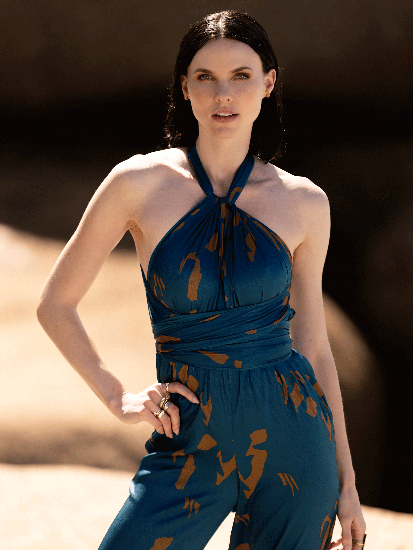 UMY Jumpsuit | Yraf Blue