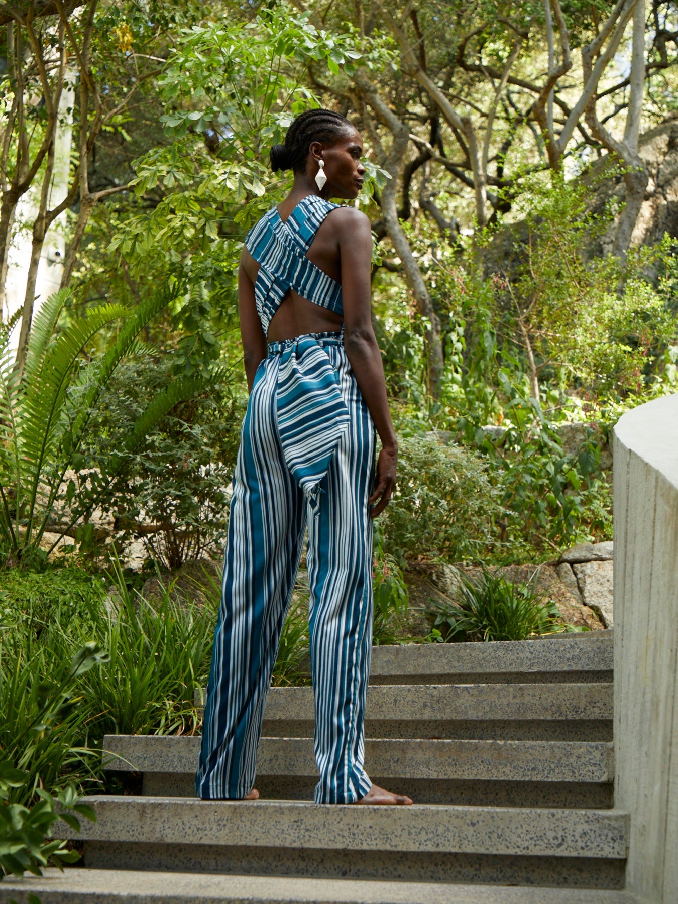 UMY Jumpsuit | Rayas Blu