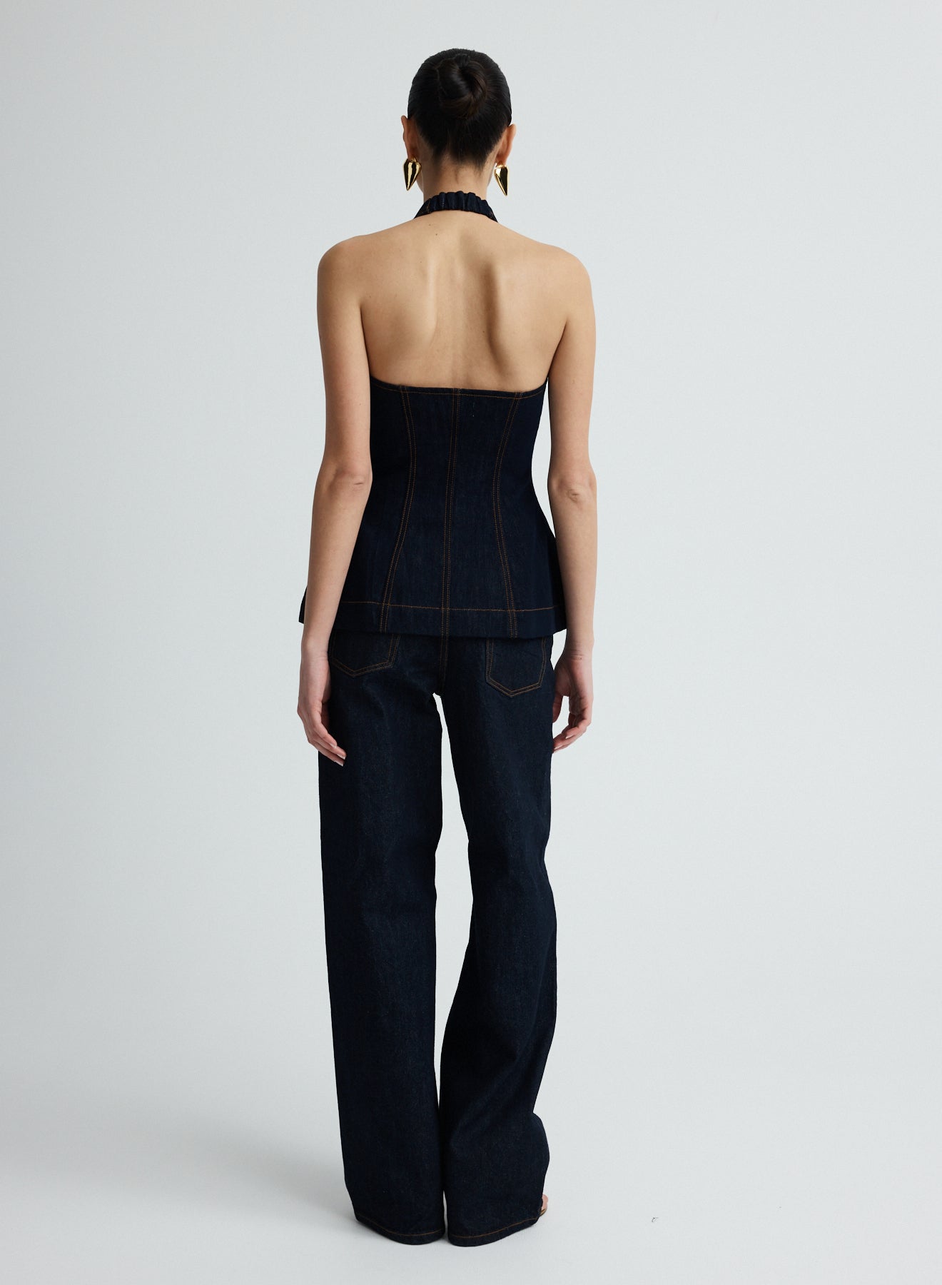 Rhea Top | Dark Indigo