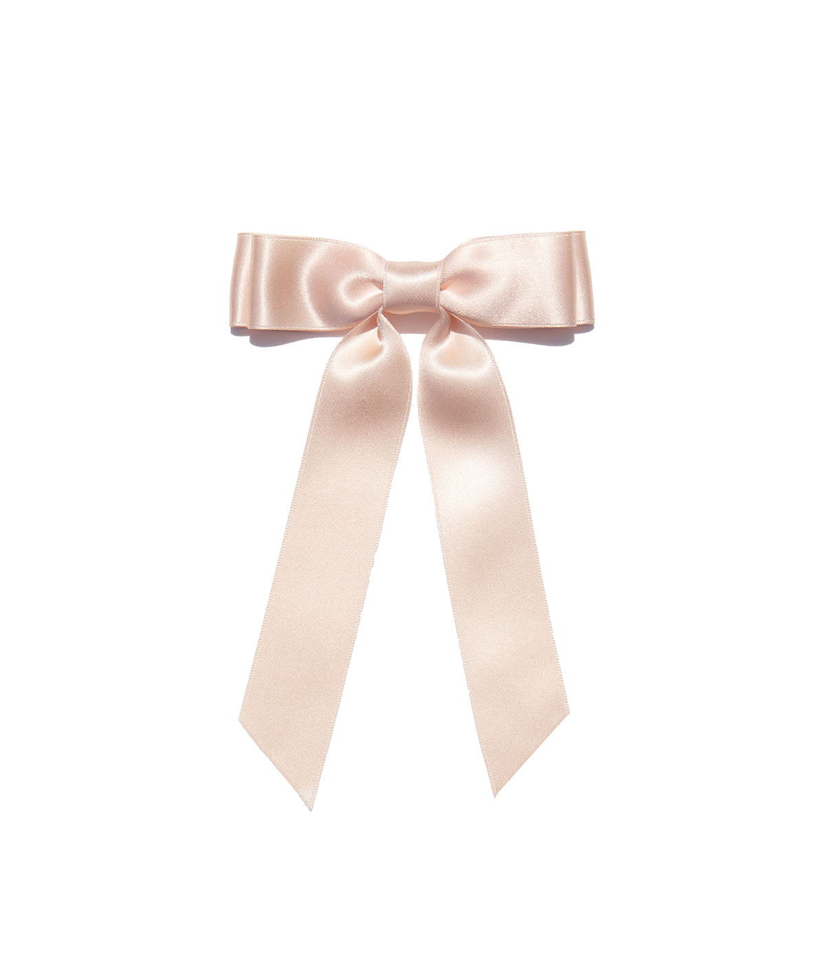 Loren Hope x Bardot Bow Gallery - Petite Silk Hair Bow in Blush - Loren Hope