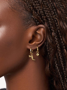 14K Gold Plated Angel Heart Love Vday Earring Charms For Women Ana Luisa Cherub Charms