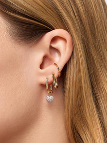 Ellery Drop Earrings | 14K Gold on Brass | Cubic Zirconia