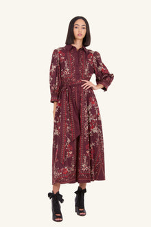 Blaine Dress | Mixed Red Floral