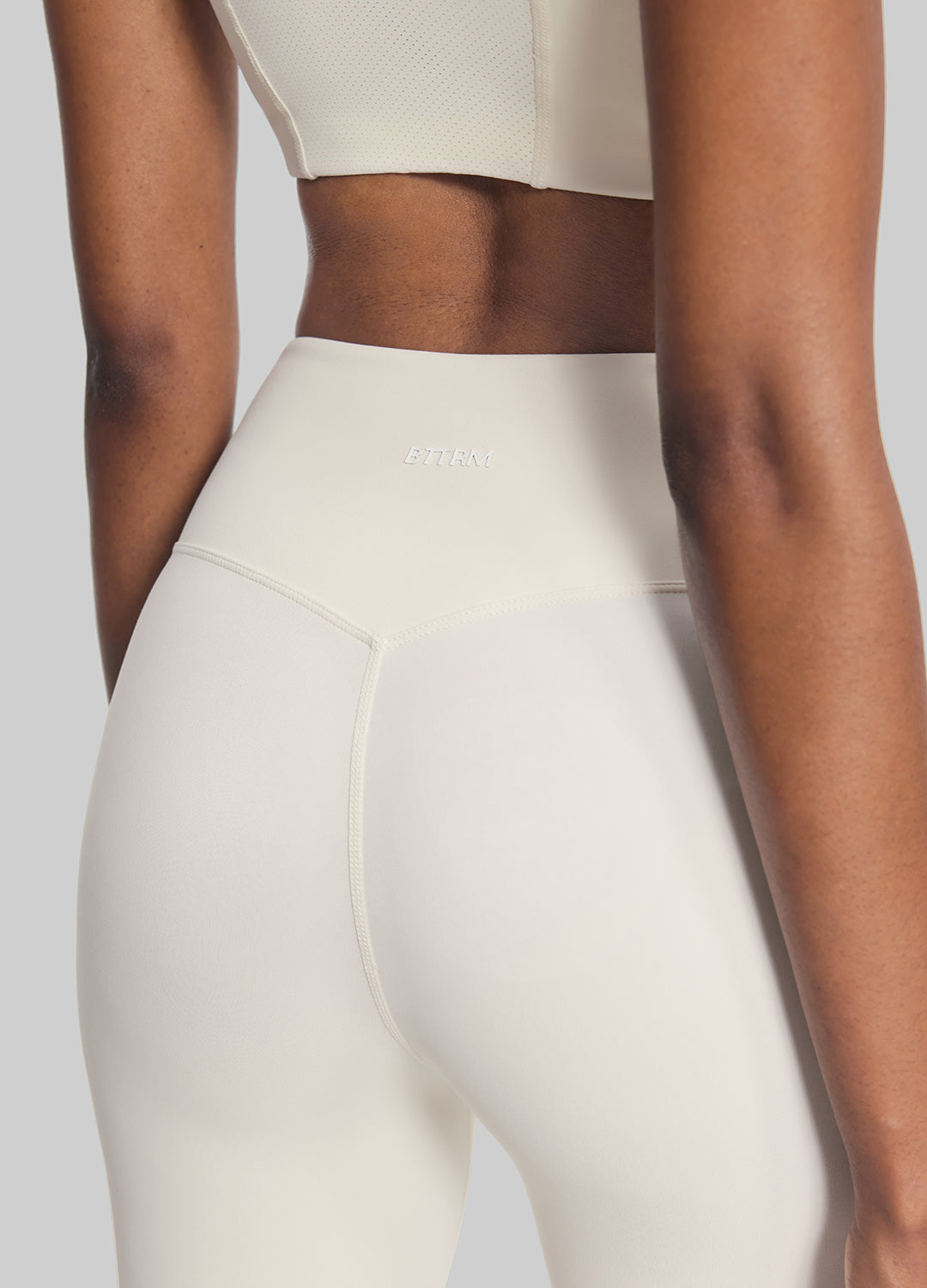 High-Waisted Impact Mesh Leggings | Ivory