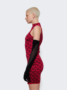 Women | Versace | La Greca Jacquard Mini Dress | Parade Red