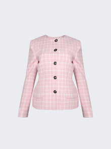 Women | Versace | Contrasto Hourglass Jacket Pastel | Pink