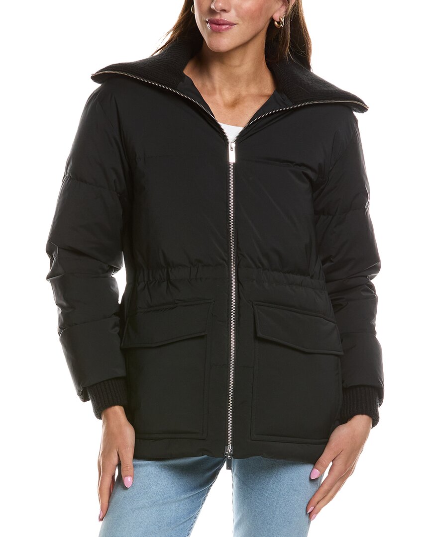 Theory | Womens | Combo Puffer Jacket | Black