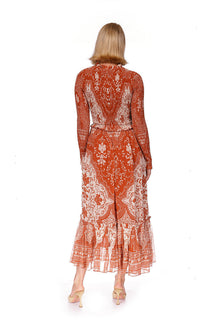 Violette Dress | Picante Scroll Terrace