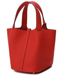 Tiffany & Fred Paris | Womens | Leather Top Handle Satchel | Red