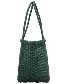 Dragon Diffusion | Womens | B Weave Small Leather Shoulder Bag | Green
