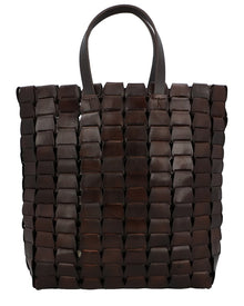 Dragon Diffusion | Womens | Link Leather Tote | Brown