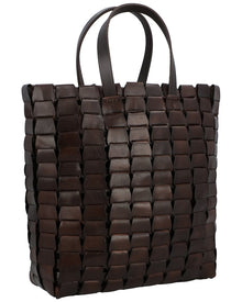 Dragon Diffusion | Womens | Link Leather Tote | Brown