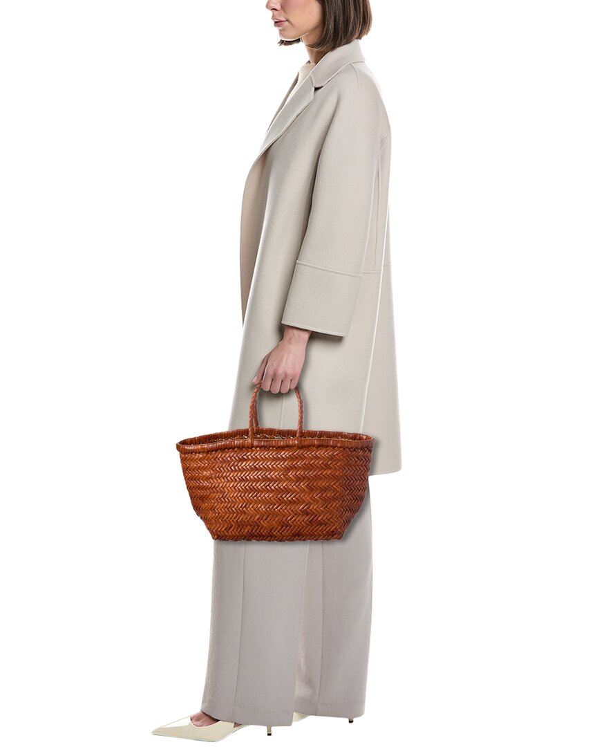 Dragon Diffusion | Womens | Triple Jump Small Leather Tote | Brown