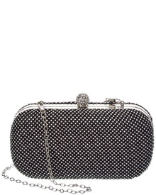 Rene Ruiz | Womens | Chain Clutch | Black