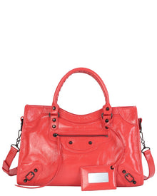 Tiffany & Fred Paris | Womens | Distressed Leather Satchel | Red