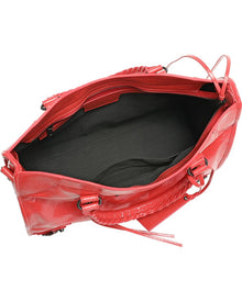 Tiffany & Fred Paris | Womens | Distressed Leather Satchel | Red