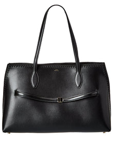 TOTEME | Womens | Lounge Leather Tote | Black