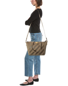 Off-White | Womens | Diagonal Suede Tote | Grey
