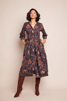 Raya Dress | Blue Vine Blooms