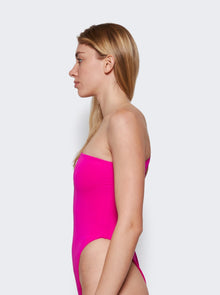 Women | Louisa Ballou | Plunge Swimsuit | Hot Pink
