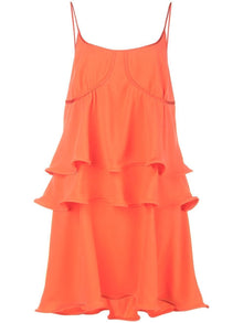 Sies Marjan | Ruffle Detail Dress | Orange