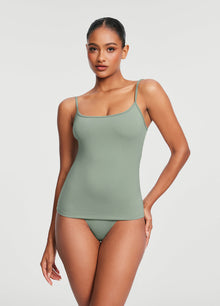 Thin Strap Tank Top | Sage Green