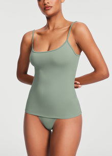 Thin Strap Tank Top | Sage Green