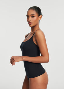 Thin Strap Tank Top | Black