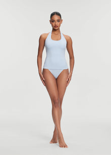 Halter Neck Tank Top | Sky Blue