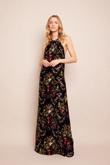 Geneva Dress | Black Fleur