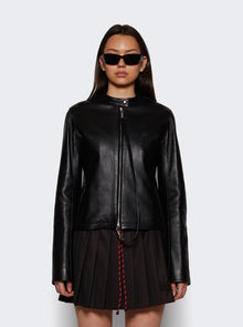 Women | Courrèges | City Zipped Biker Jacket | Black