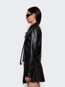 Women | Courrèges | City Zipped Biker Jacket | Black