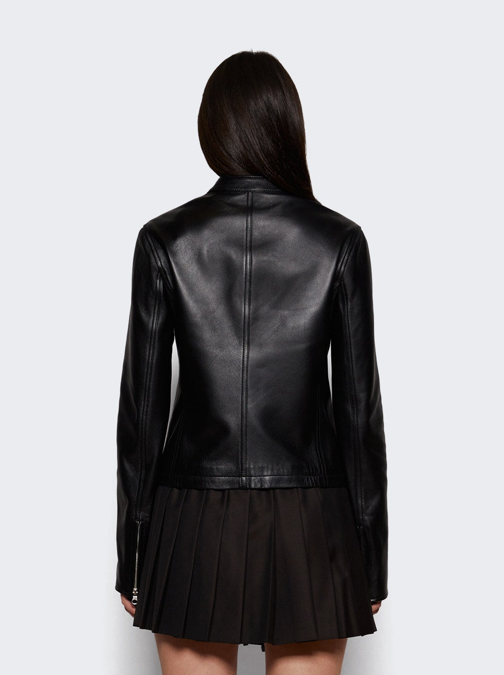 Women | Courrèges | City Zipped Biker Jacket | Black