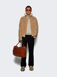 Men | Courrèges | Trucker Knit Sweater | Clay