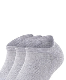 Unisex | Cool Kick 3-Bundle Sneaker Socks | Light Grey