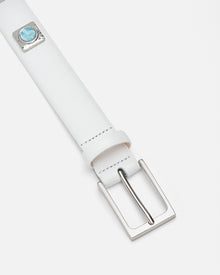 No. 2 Belt | Chalk/Skyblue