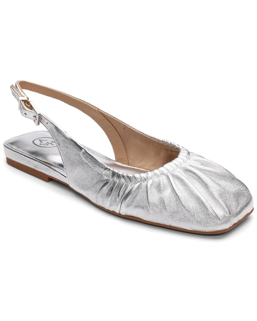 Ash | Womens | Bibi Leather Slingback | Silver