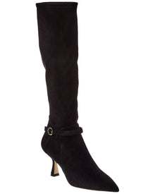 Stuart Weitzman | Womens | Lori 75 Suede Boot | Black