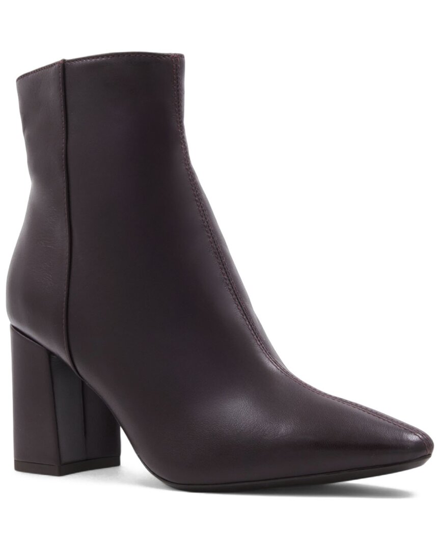 Aquatalia | Womens | Pierra Weatherproof Leather Bootie | Brown