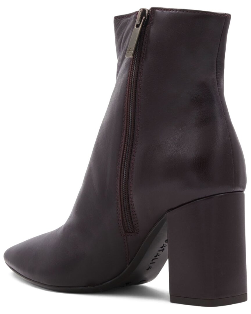 Aquatalia | Womens | Pierra Weatherproof Leather Bootie | Brown