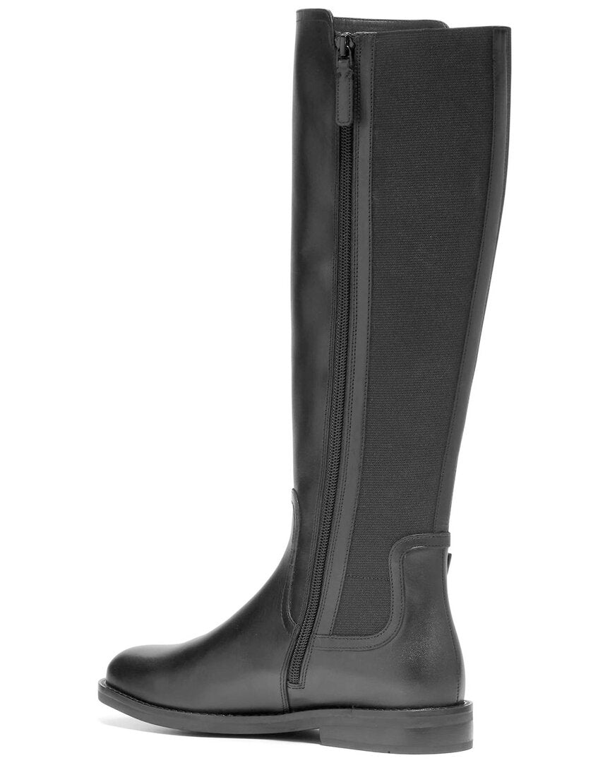 Cole Haan | Womens | Celestina Riding Leather Boot | Black