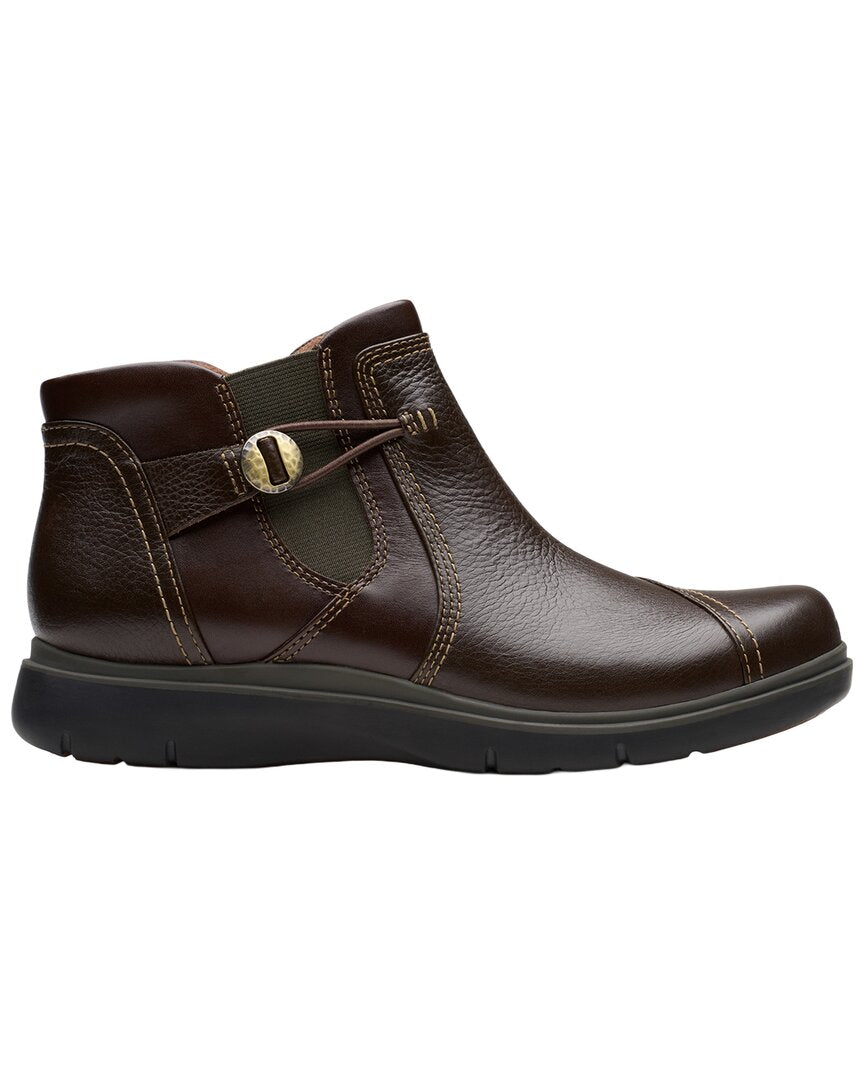 Clarks | Womens | Certina Joy Leather Boot | Brown