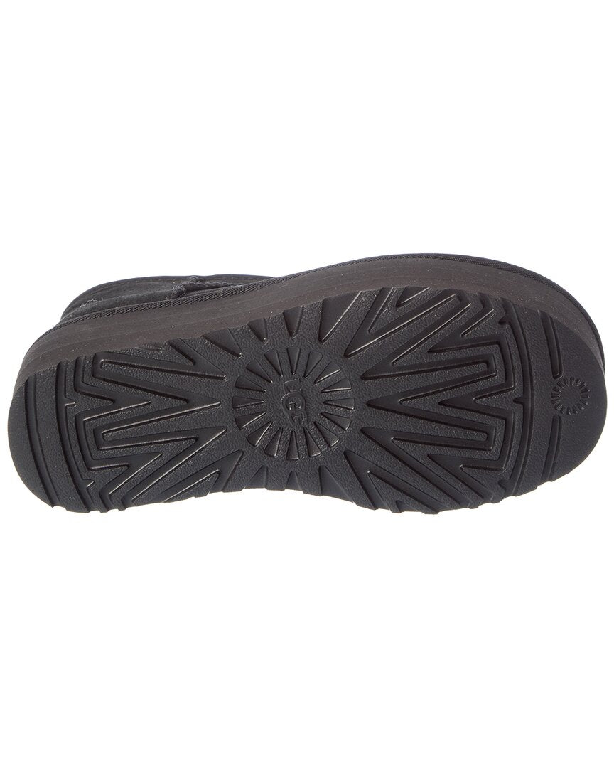 UGG | Womens | Classic Ultra Mini Suede Platform Boot | Black