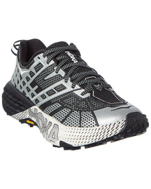 Hoka | Womens | U Speed 2 TS Leather & Canvas Sneaker | Black