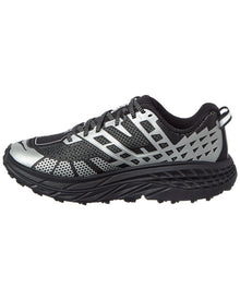 Hoka | Womens | U Speed 2 TS Leather & Canvas Sneaker | Black