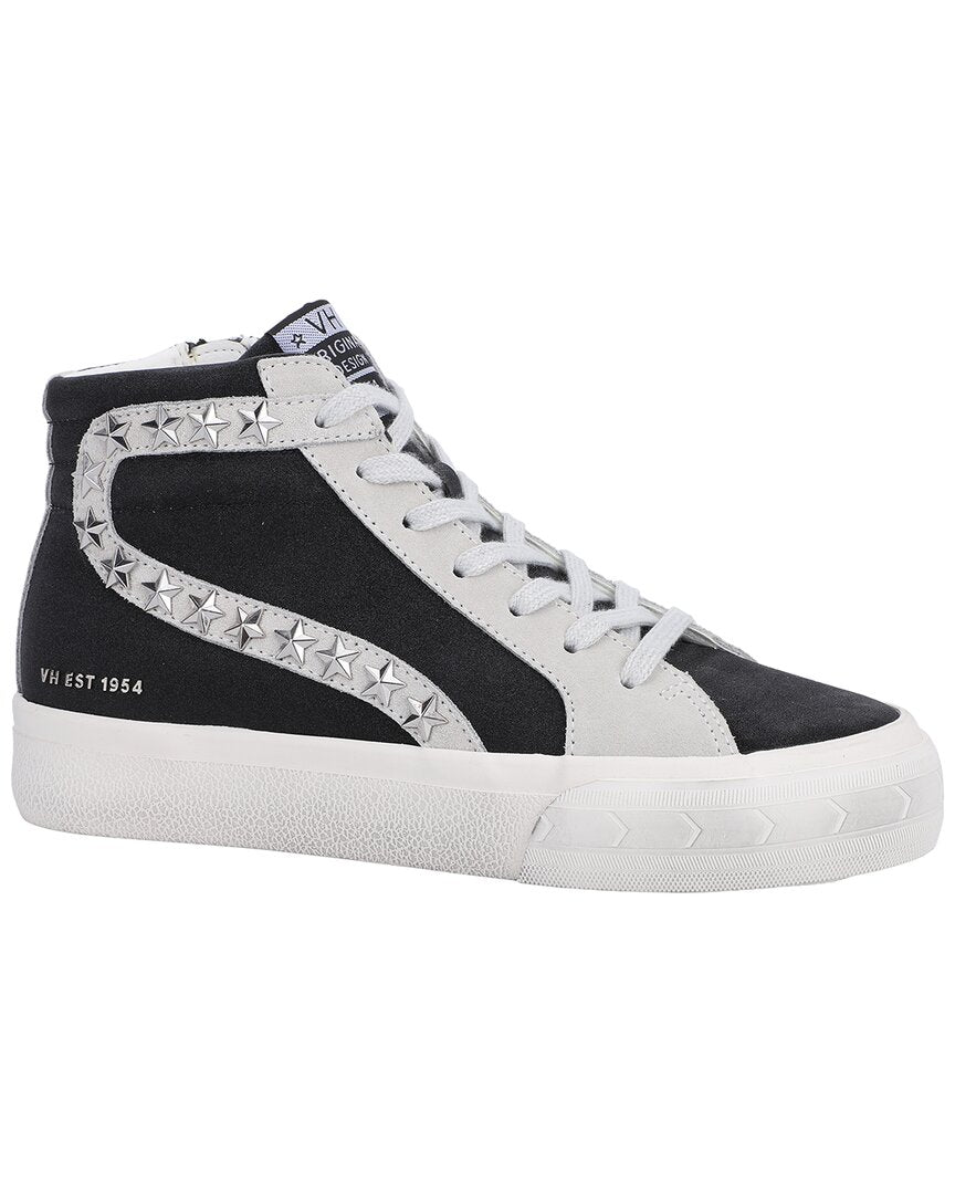 Vintage Havana | Womens | Dormy 2 Suede-Trim Sneaker | Black