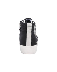 Vintage Havana | Womens | Dormy 2 Suede-Trim Sneaker | Black