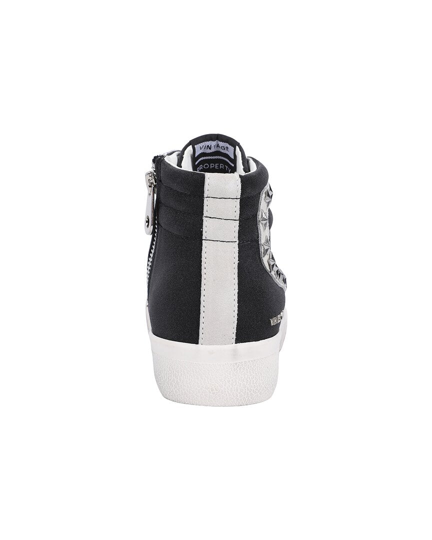 Vintage Havana | Womens | Dormy 2 Suede-Trim Sneaker | Black