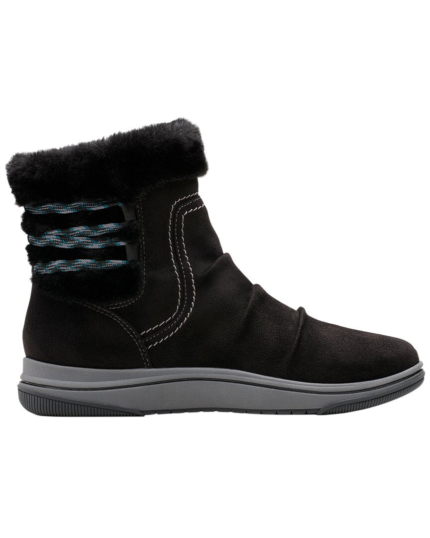 Clarks | Womens | Breeze Cozy Textile Boot | Black
